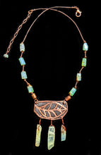 leaf & chrysoprase set