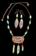leaf & chrysoprase set - sunroot studio