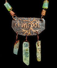 leaf & chrysoprase set