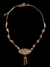 leaf & garnet set