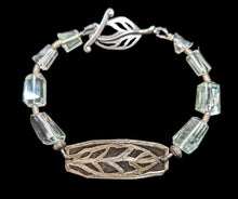 leaf & green amethyst set