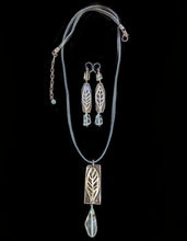 leaf & green amethyst set - sunroot studio