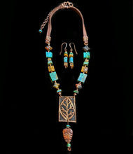 leaf & mixed stones set