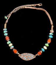 leaf & mixed stones set