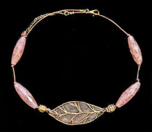 leaf & strawberry quartz set