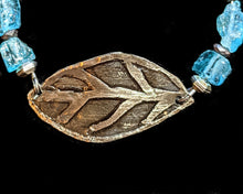 leaf & apatite bracelet