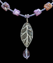 leaf & druzy quartz set