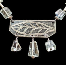 leaf & green amethyst set