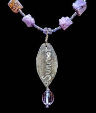 leaf & druzy quartz set