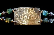 leaves & labradorite bracelet