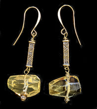 dragonfly & lemon quartz set