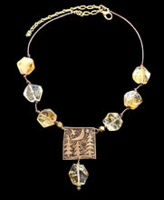 moon landscape & citrine set