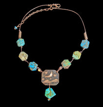 moon & stars chrysocolla set