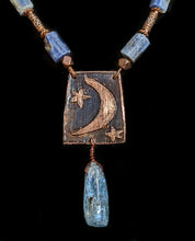 moon & stars kyanite set