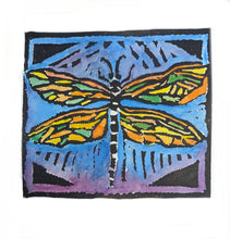 dragonfly lino print