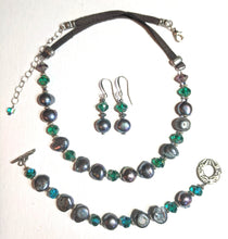 pearl & czech glass set - sunroot studio