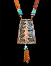 pine tree & mixed stones set
