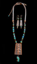 pine tree & turquoise set - sunroot studio