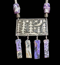 pines & amethyst landscape set