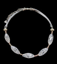 crackle quartz & pyrite set