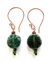 rustic leaf & roman glass set