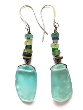 roman glass earrings