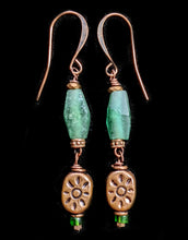copper sunflower & roman glass set