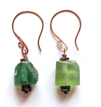 roman glass earrings