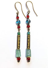 ethiopian cross & roman glass set