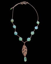 copper leaf & roman glass set