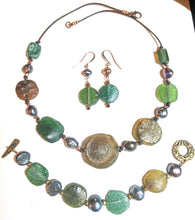 roman glass & pearl set - sunroot studio