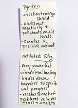 dill flower & rutilated quartz set