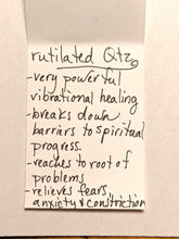 dill flower & rutilated quartz set