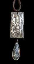 nickel silver leaf pendant set
