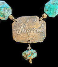 bee & chrysocolla set