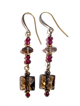 dill flower & smoky quartz set