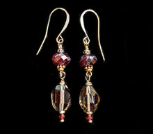 dragonfly & smoky quartz set