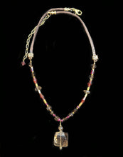 smoky quartz & garnet set