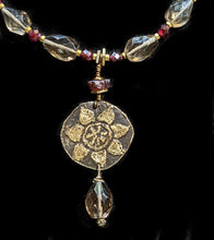 sunflower & smoky quartz set