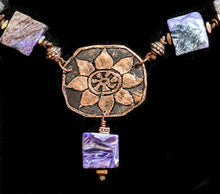 sunflower & charoite set