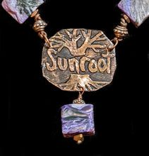 sunflower & charoite set