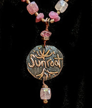 sunflower & pink stones set