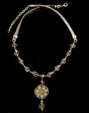 sunflower & smoky quartz set