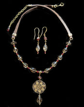 sunflower & smoky quartz set