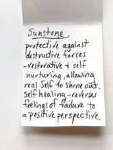 leaf & sunstone set # 1