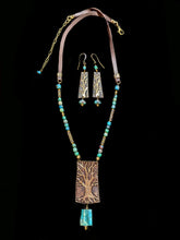 tree & chrysocolla set