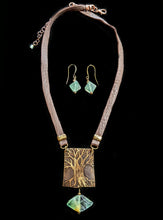tree & fluorite necklace