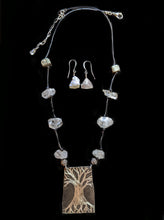 tree & herkimer diamond set