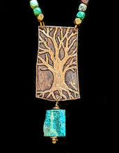 tree & chrysocolla set