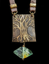 tree & fluorite necklace